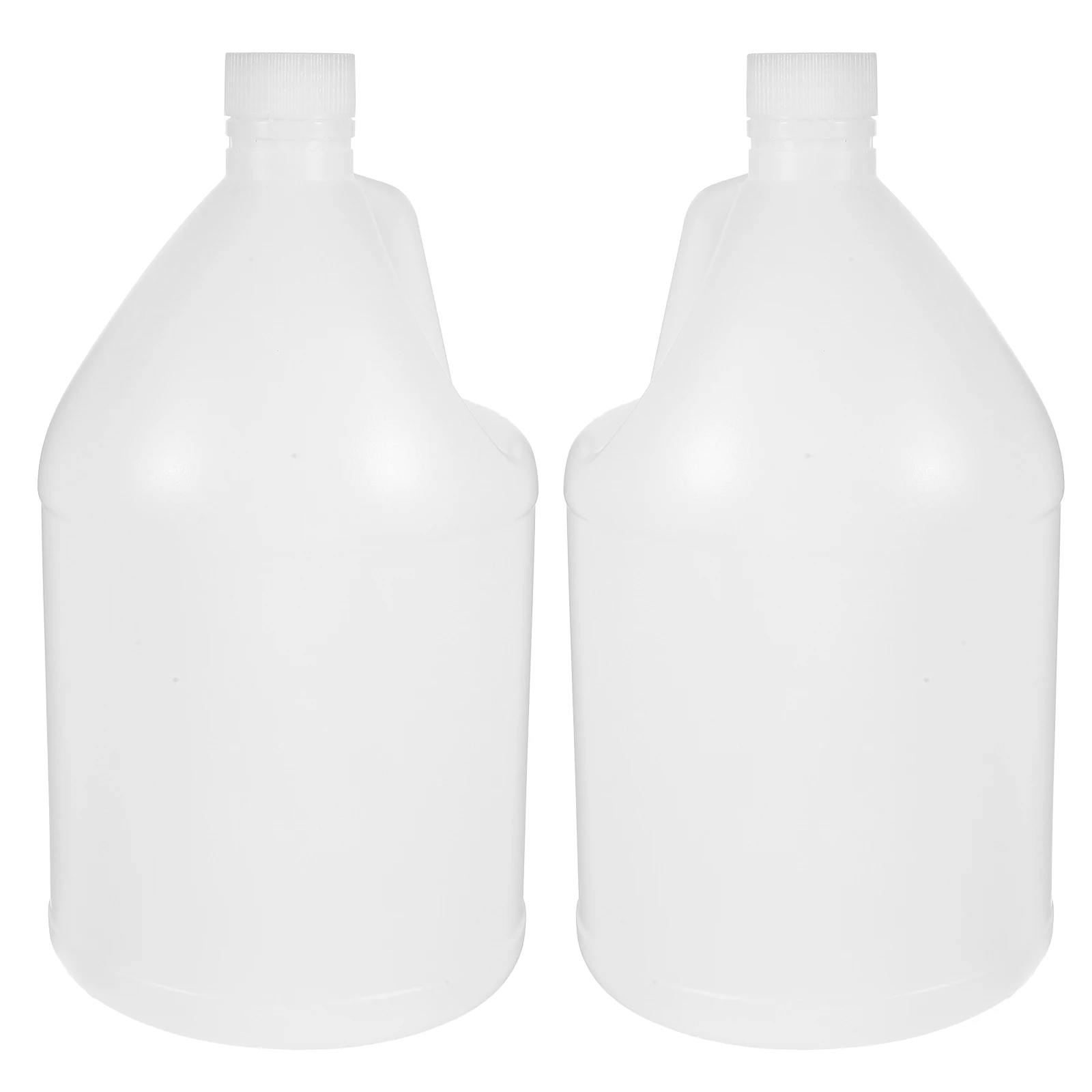 

2Pcs 1 Gallon Water 4L HDPE Plastic Storage Bottle Cap Lightweight Tamper Proof White Container Dispenser Empty Jug