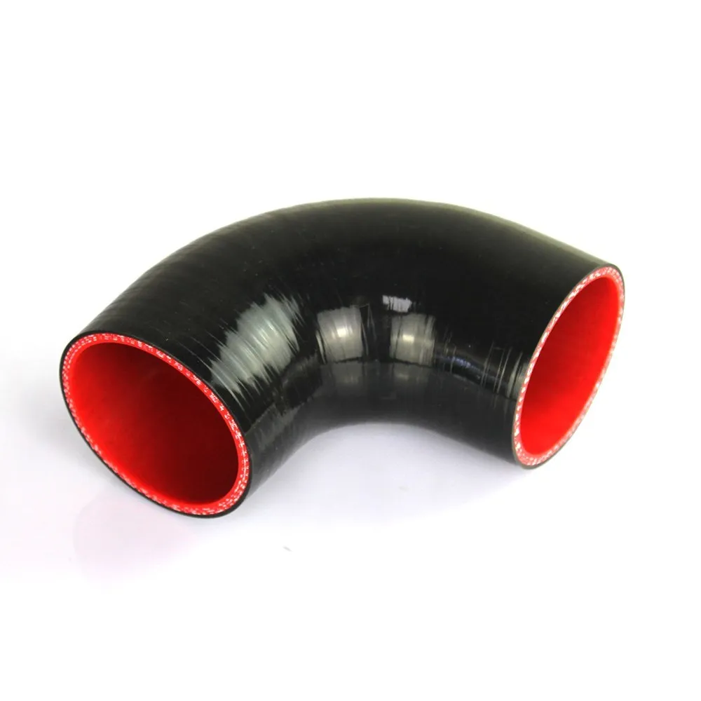 Silicone Hose Elbow Hose 90 Degree 38 45 51 57 63 70 76 80 83 89mm Universal Rubber Joiner Bend Tube for Cold Air Intake Hose