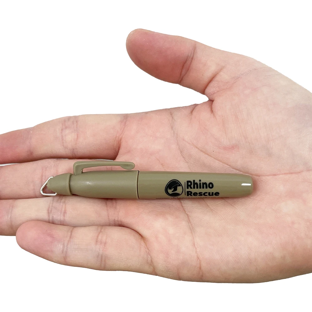 Rhino Rescue Tactical Pen-rotulador, equipo táctico y regalo para Camping y senderismo