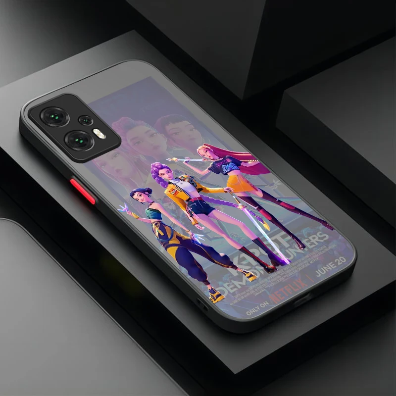 KPop D-Demon H-Hunters جراب هاتف لشاومي بوكو X7 X6 X5 X4 GT X3 NFC F6 F5 F4 F3 GT M5 M5S M6 Pro 4G 5G C55 C65 C75 C61 C71