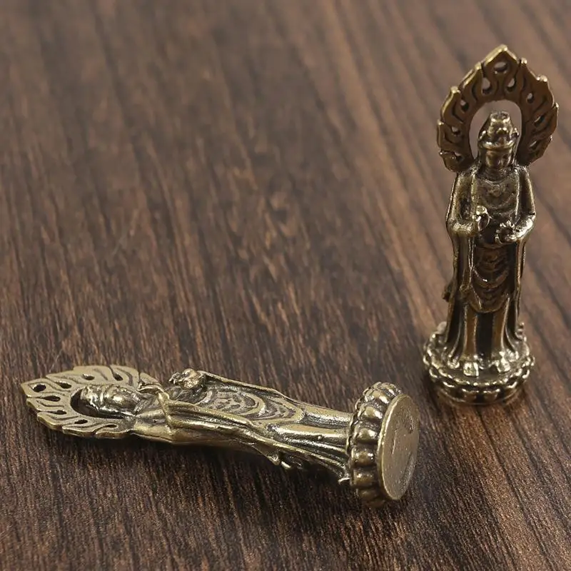 1PC Buddha Guanyin Statue Bodhisattva Buddha Statue Handicraft Buddhist Decor Desktop Decoration