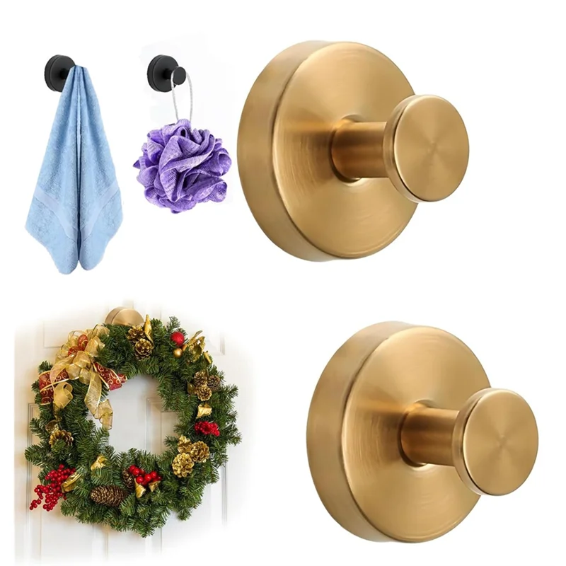 ABGG-خطافات كأس الشفط للباب الأمامي والنوافذ الزجاجية والمرايا والجدار للأكاليل-لا يوجد حفر، مجموعة موديل 2026 لاستخدام الحمام #2