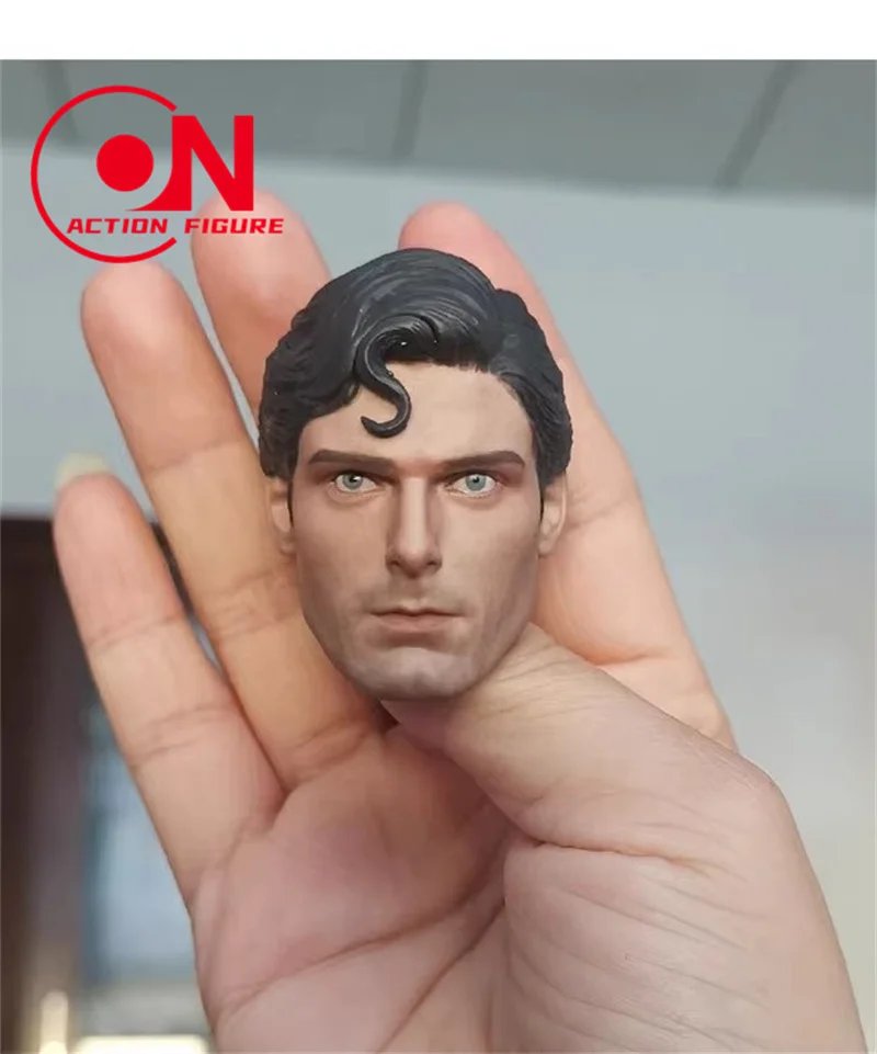 1/6 Schaal Christopher Reeve Head Sculpt Carving Model voor 12" Mannelijke Soldaat Action Figure Body Dolls