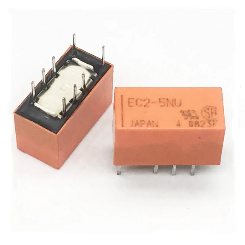 HOT NEW EC2-5NU EC25NU 5VDC DC5V 5V 2A relay 8PIN