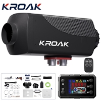 KROAK 8KW Car Parking Heater 12V 24V Diesel Air Heater with Remote Control Adjustment Support 10L Fuel Tank Diesel Heater