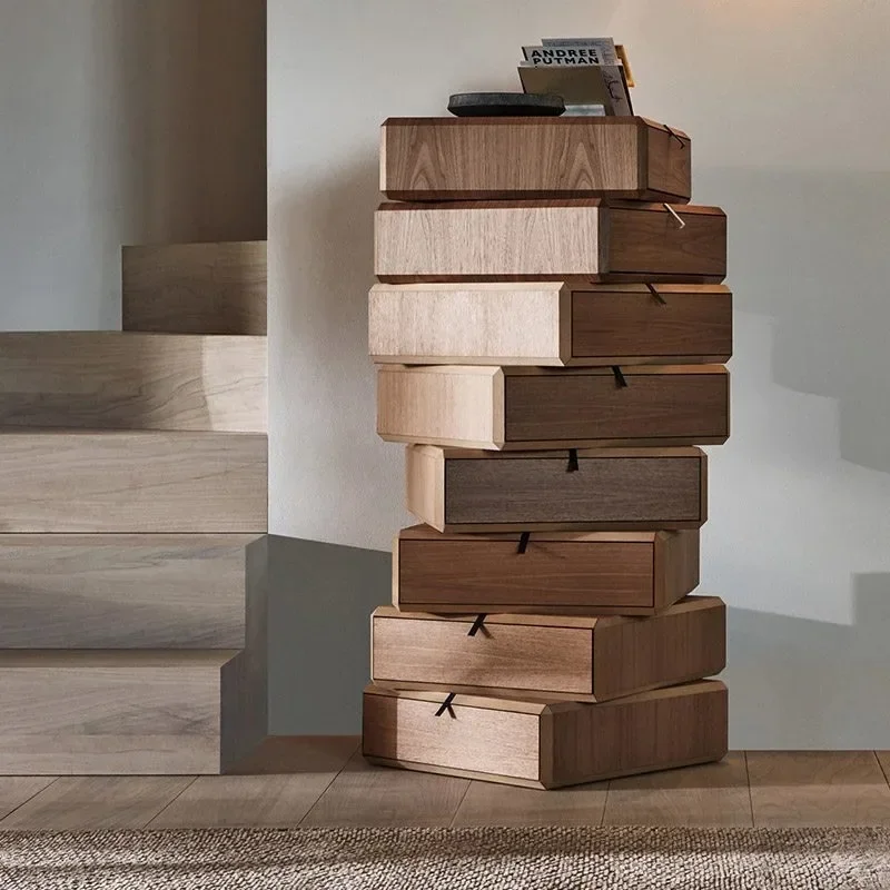 طاولة سرير فاخرة حديثة بتصميم فريد من نوعه من الخشب الصلب قابلة للتمديد لأثاث منضدة غرفة النوم الإبداعية في الفندق