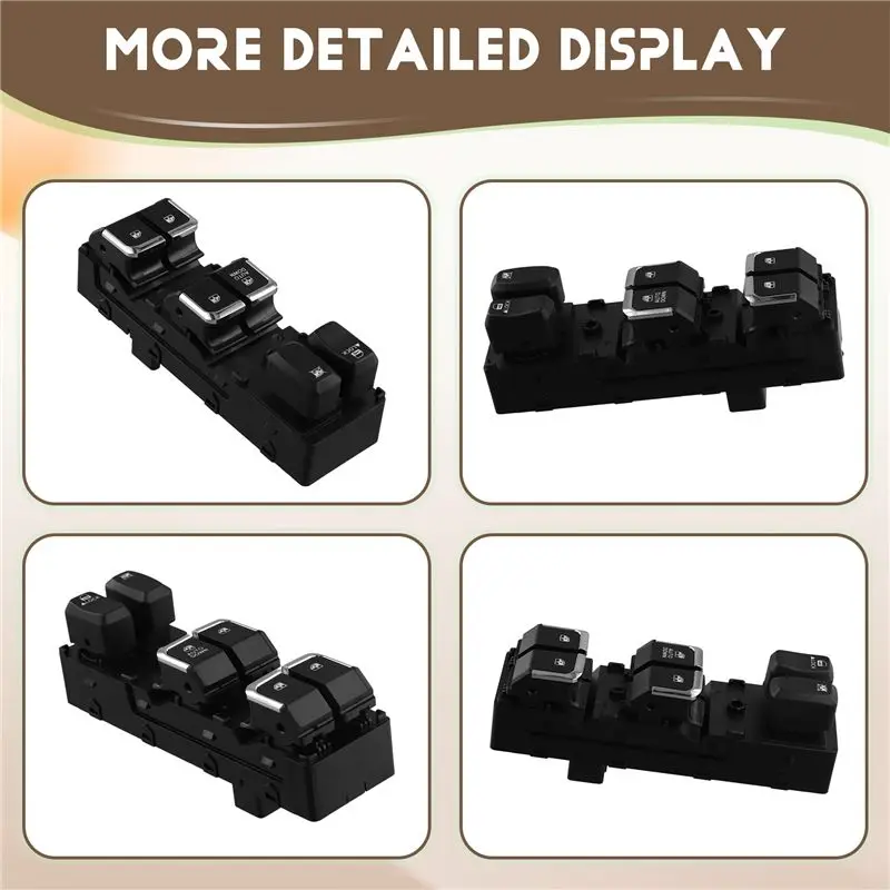 

For JAC T6 S5 LHD Car Glass Lifter Switch Assembly Window Shaker Motor Button(AUTO DOWN)-X59A