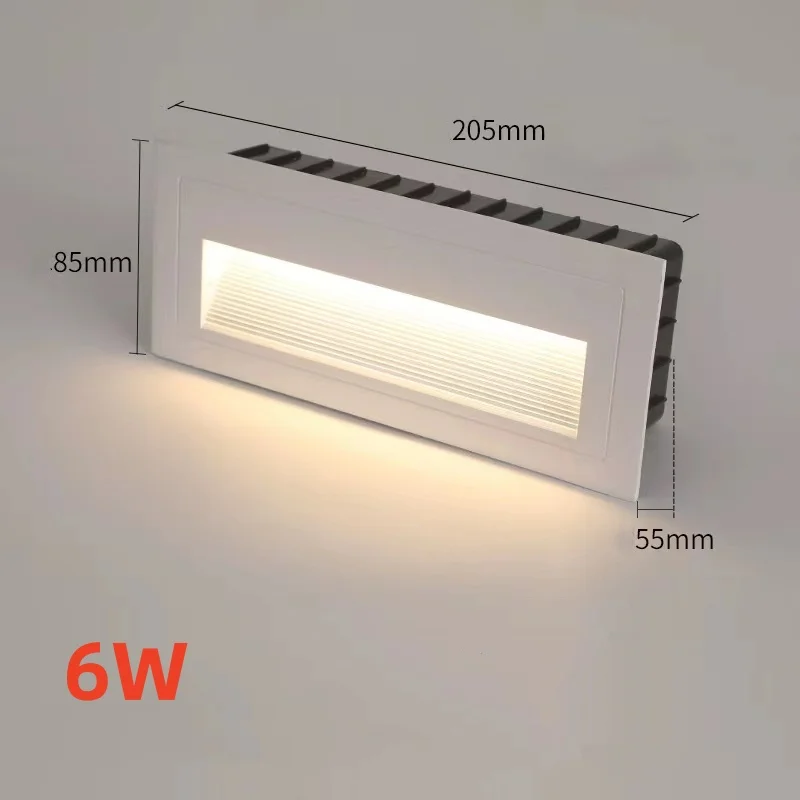 ANADnight LED IP65 Waterproof Stair Step Light Outdoor Wall Light Corner 220V 6