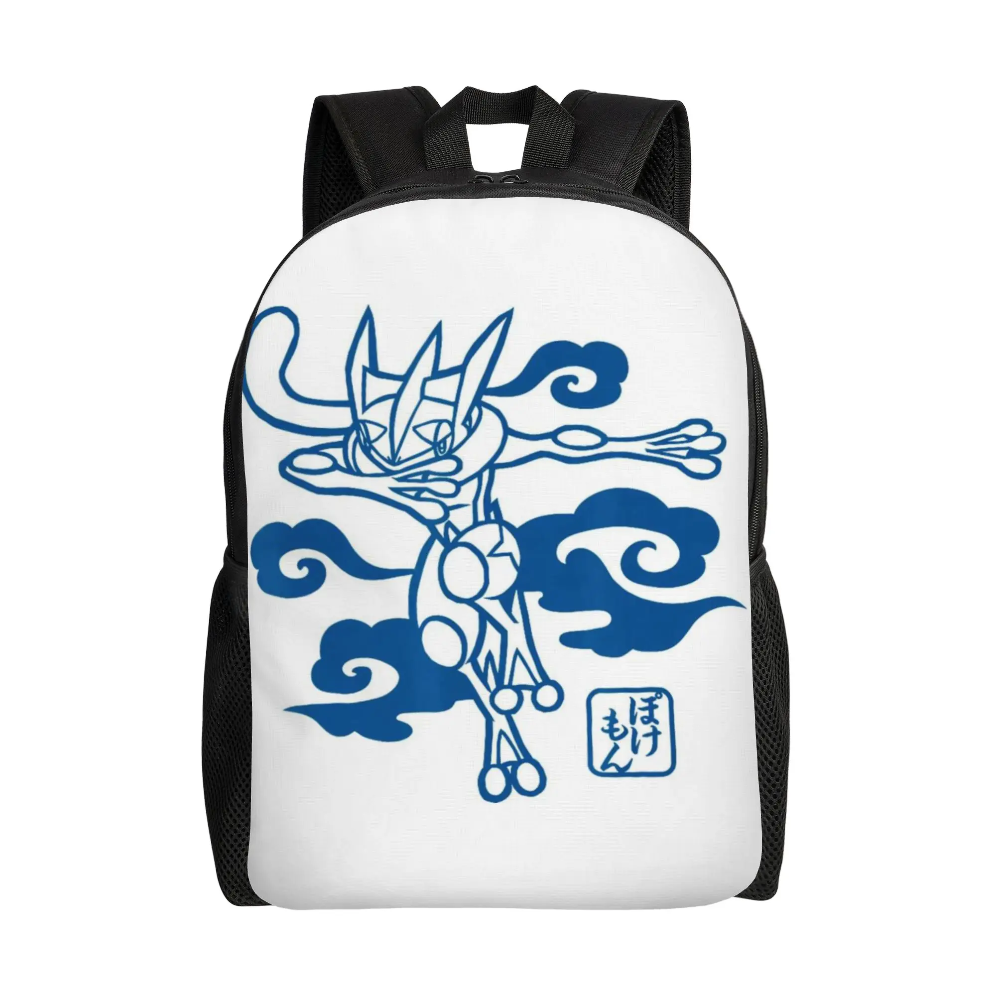 Back to school season Light Blue Knapsack Pokemon Unisex Backpack