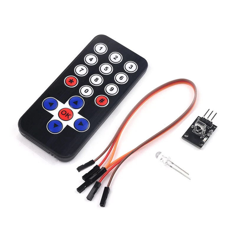 1Lot Infrared IR Wireless Remote Control Module Kits DIY Kit HX1838 For Arduino Raspberry Pi