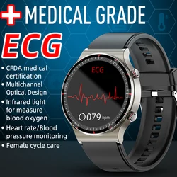 GO8 medical ECG smart bracelet measuring heart rate, blood pressure, body temperature snoring watch for men and women