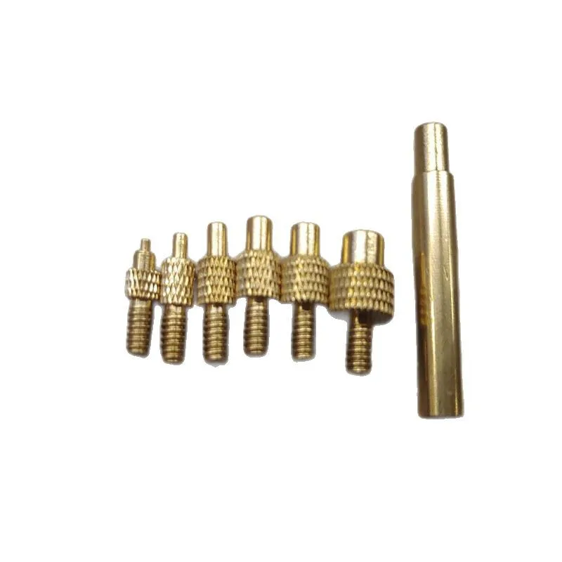 External Thread Hot Press Insert Stamping Tool M2 M3 M4 M5 M6 M8 Brass Threaded Inserts 3D Printed Embedded Copper Nut Kit
