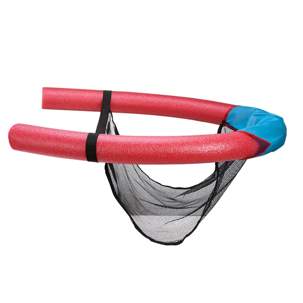 كرسي حمام السباحة العائم، يساعد على تعلم السباحة، قضيب صلب، مقعد المعكرونة العائمة، مقعد الاسترخاء للأطفال، ناعم عديم الرائحة، أحمر #4