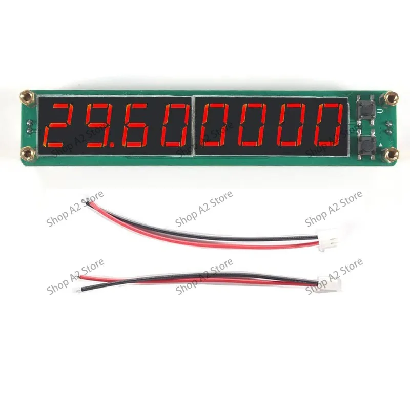 8-Bit RF signal frequency counter LED display frequency module measures 0.1MHz~ 1200MHz frequency component