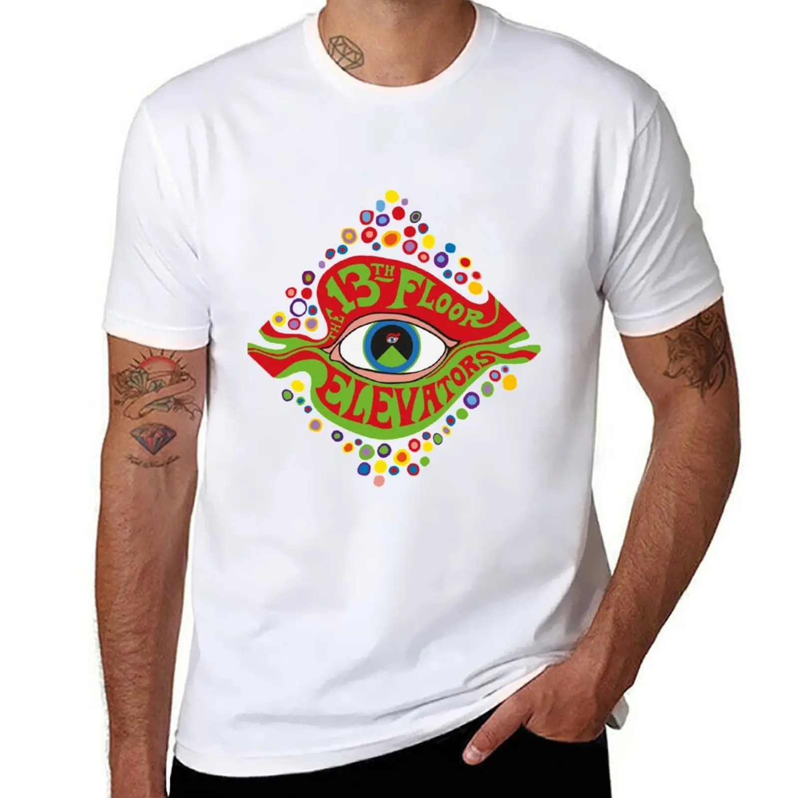 

13th Floor Elevators T-Shirt cotton t shirt pack man t shirt summer T-Shirt