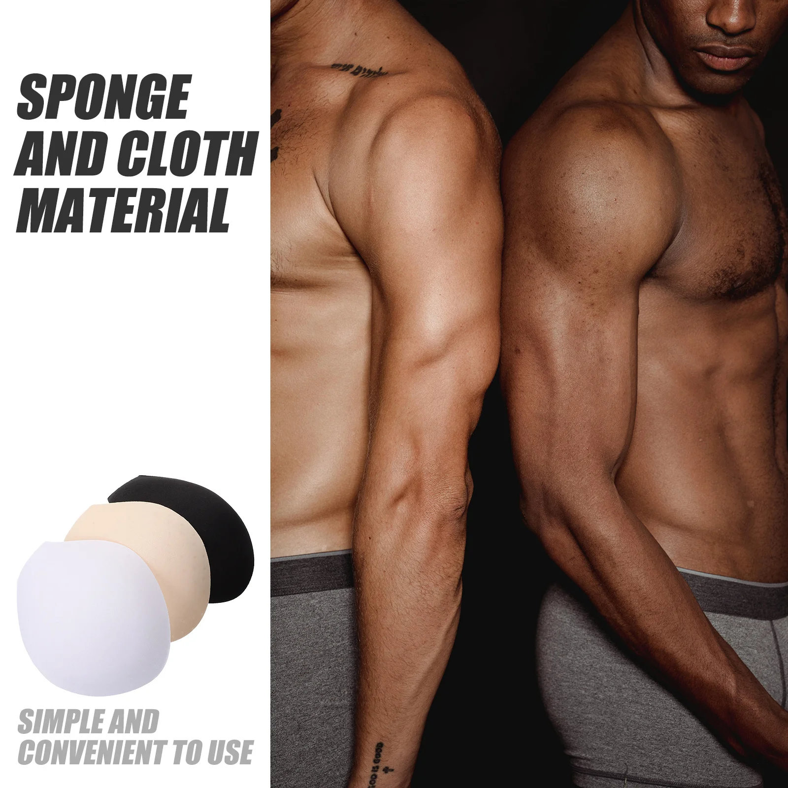 

6pcs Sponge Underwear Pad For Swim Briefs Lightweight Support Underpants Pads Supplies