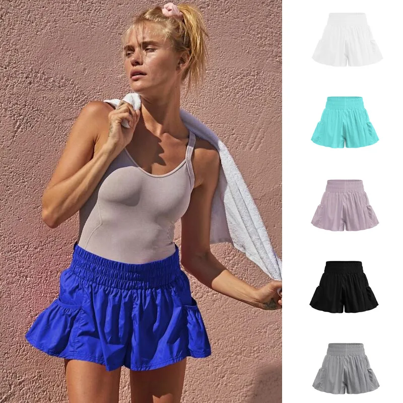 Women\'s Summer Sports Quick-Drying Elasticated Seamless Fitness  Running Fitness Yoga Gym Training Ladies Shorts Pants Outdoor