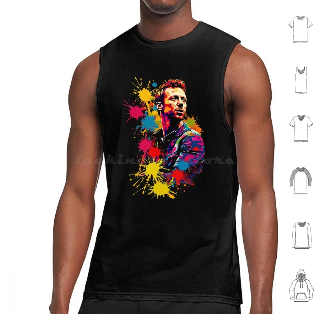 Colorful Design Tank Tops Print Cotton Ahfod Alternative Music Of The Spheres Higher Power Multicolored World Tour