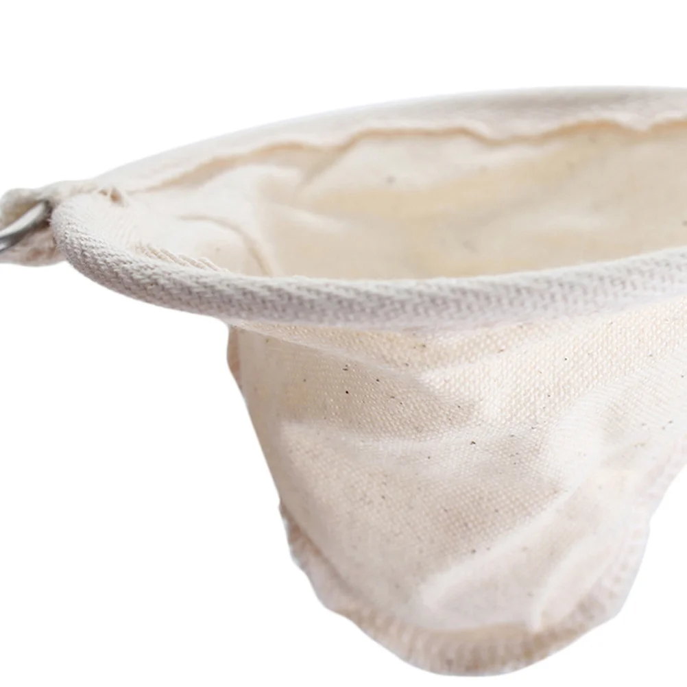 

Coffee Filter Reusable Cloth Strainer Stainless Steel Handle Fine Mesh For Tea Coffee Infuser Brewing Eco Friendly