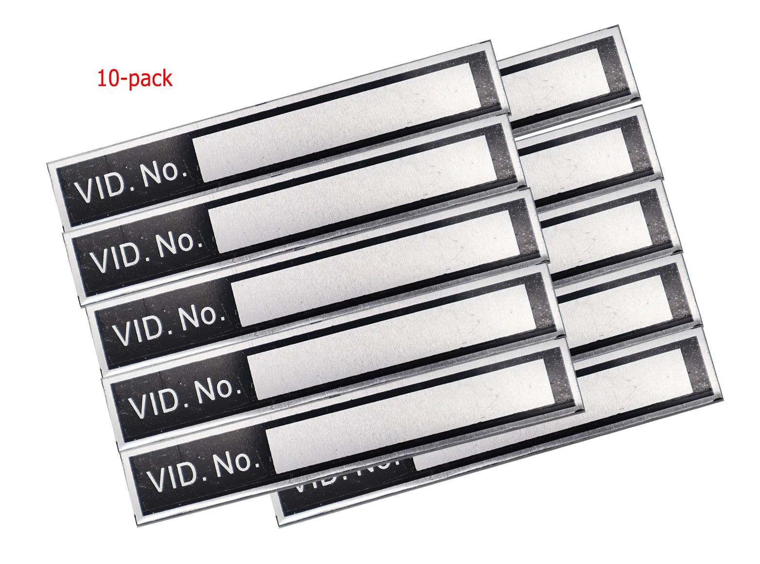 10-PACK VEHICLE TRUCK BOAT Trailer Blank VIN & Weight AXLE Chassis Plate 120mm x20mm Identification Number