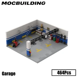 City Car Car Garage MOC Speed Champion Racer Supercar Building Blocks Brick Racing Display Stand Gift Christmas Present