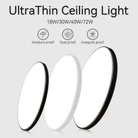 Ceiling Lights Ultra Thin LED Ceiling Lamps Square Round Modern Panel Light 18/30/50W Led Downlight Living Room Bedroom Kitchen