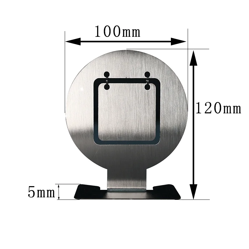 Metal Target Ipsc Idpa Roestvrijstalen Doel Airsoft Bb Pistool Katapult Professionele Schiettraining-Voor Binnen En Buiten