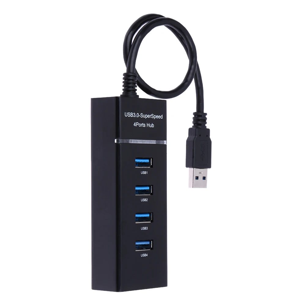 Universal Mini Hub Socket 4 Port USB Expander Over-current Protection Splitter Data Hub Adapter for Laptop Camera Keyborad Mouse