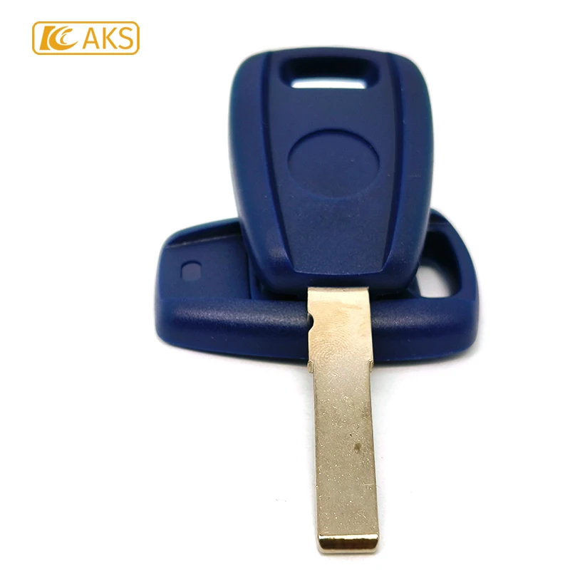 AutokeySupply AKFTS209 SIP22/G15 1 Button Blue Remote Car Key Cover Transponder Shell For Fiat