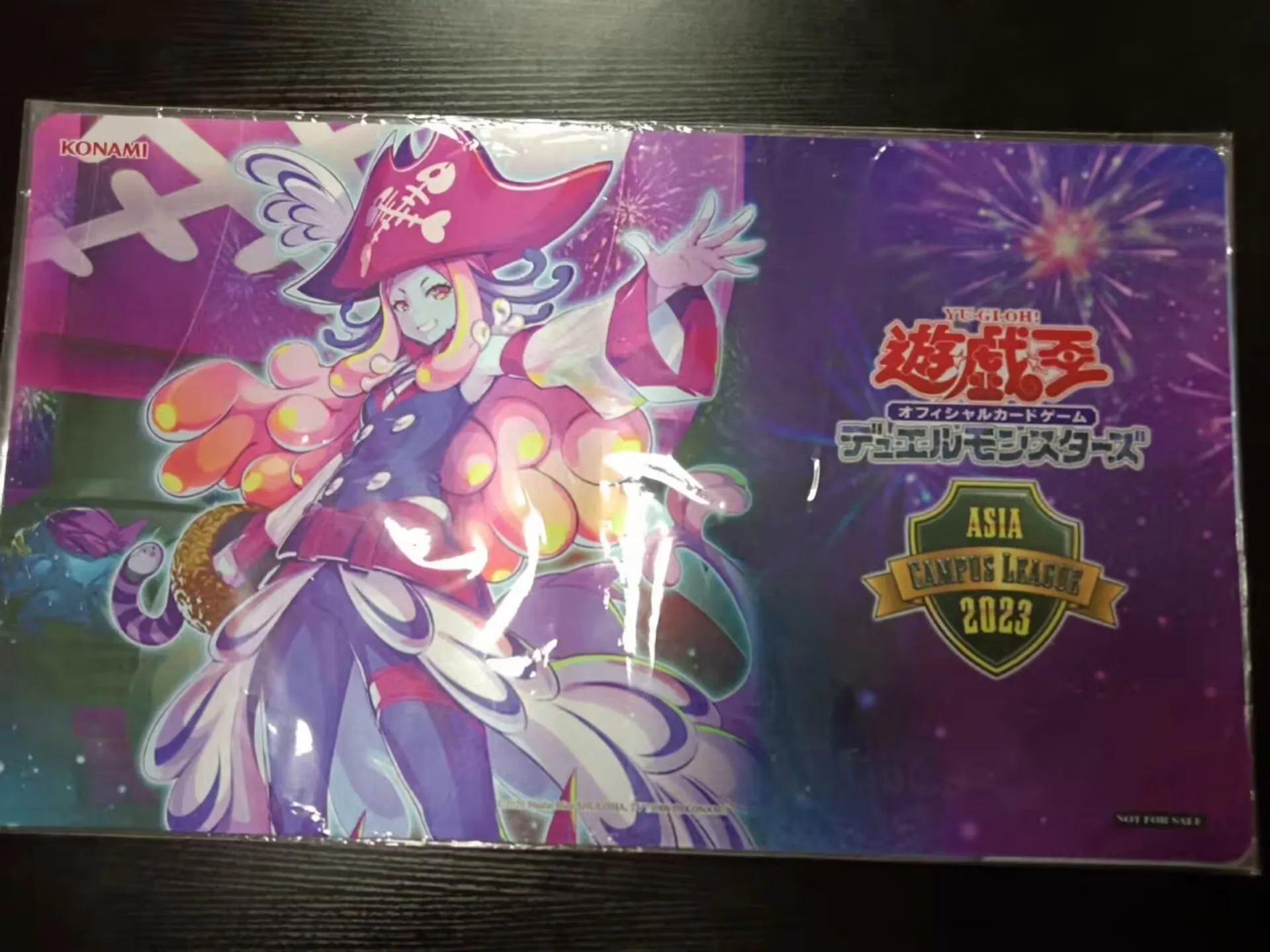 

Yugioh KONAMI Duel Monsters Asia Campus League 2023 Gold Pride - Captain Carrie Collection Official Playmat Mat Table Play Pad