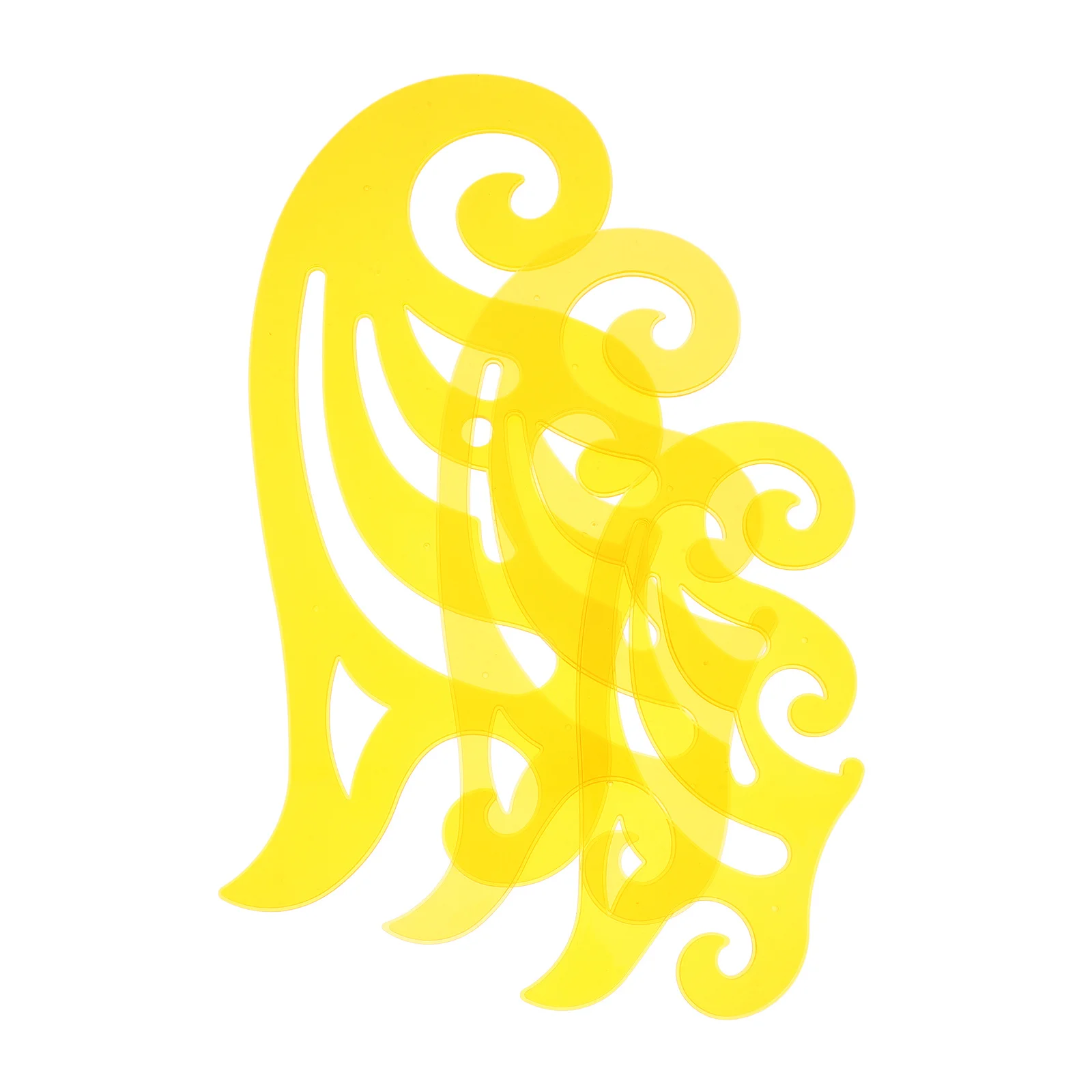 

3Pcs Sewing Rulers Plastic French Curve Curved Pattern Drawing Quilting Tailor Cutting Ruler Professional Sewing Measure Tools