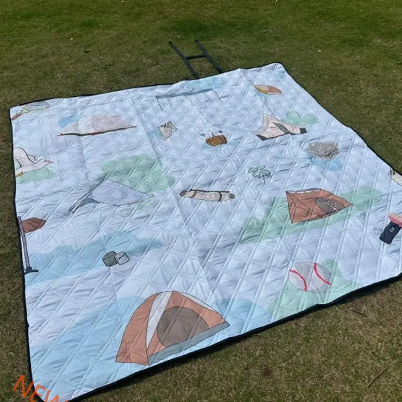 200*200cm Foldable Picnics Mat for Beach Activity Family Gatherings Sturdy Tear Resistant Construction