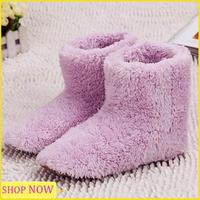 Especial Winter USB Heater Foot Shoes Plush Warm Electric Slippers Feet Heated Washable Electric Shoes Pad Heating Insoles