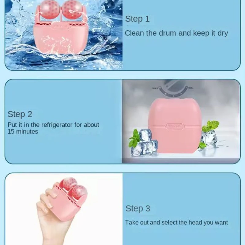 Cold Compress Ice Roller Post-operative Ice Massage Firming & Beauty Improvement Sensitive Skin Ice Compressor Soothing