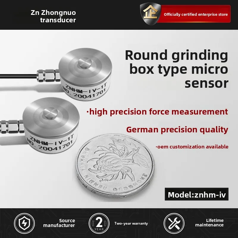 

ZNHM-IV Round Load Cell Mini Weight Sensor Pressure Measurement High Precision Durable