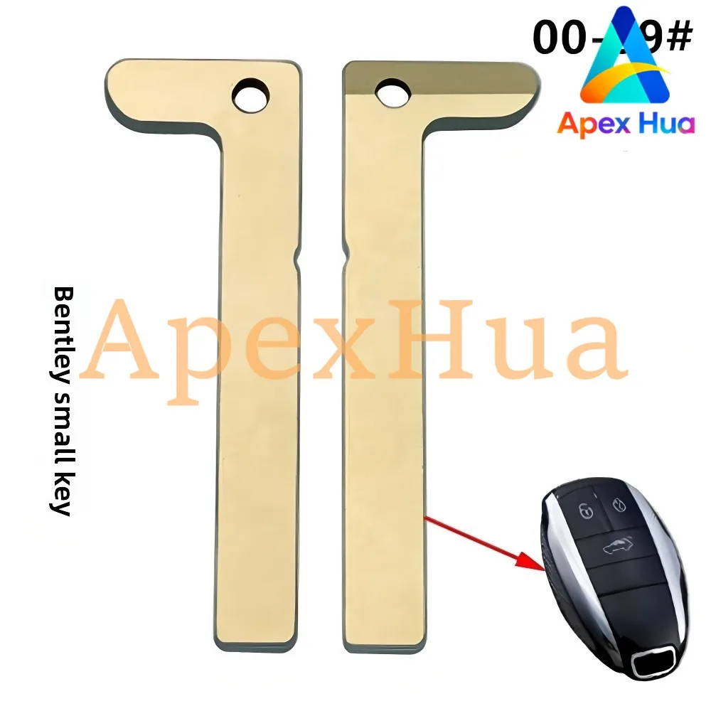 البطاقة الذكية مفتاح ميكانيكي للطوارئ عن بعد لسيارة Bentley Flying Spur/GTC/Continental GT/Mulsanne/Bentayga #1