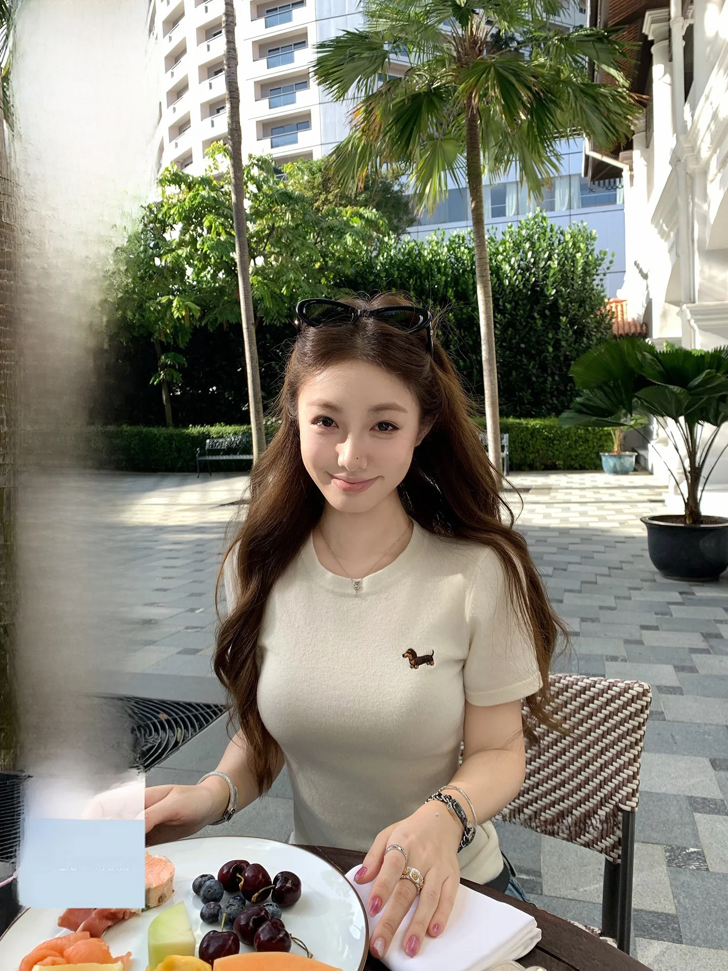 

Мягкая вязаная свободная женская футболка с коротким рукавом и круглым вырезом, повседневная, удобная, дышащая, из смесового полиэстера, весенняя мода