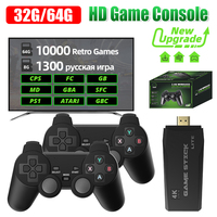 32G/64G Super Console HDMI-Compatible Portable Wireless Gamepad Plug and Play Equipped with S1/atari/name/sfc/fc/gba/gb/gbc Game