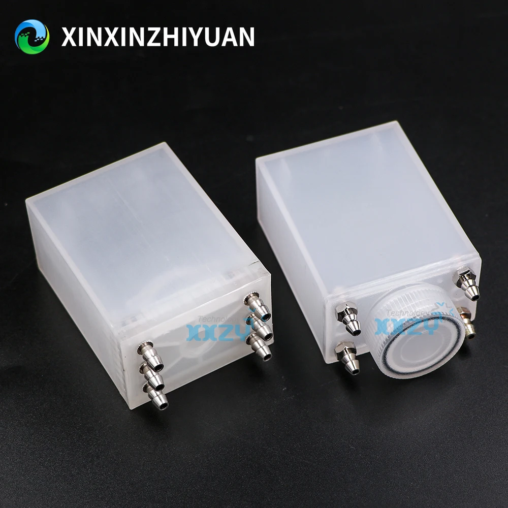 1PC Inkjet Printer Air Box for Allwin Konica Solvent Printer Negative Pressure Sub Tank With Float Sensor Air Cartridge Bottle