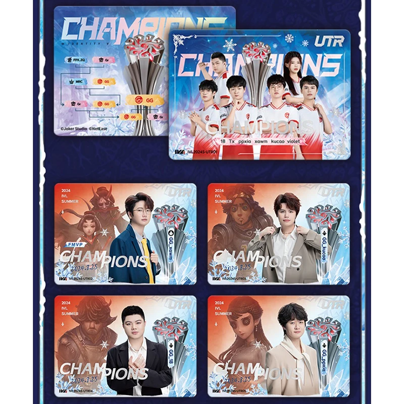 Card Fun Echte Identity V-kaarten IVL 2024 Zomersplitcollectiekaarten Limited Edition Zeldzaam cadeauspeelgoed