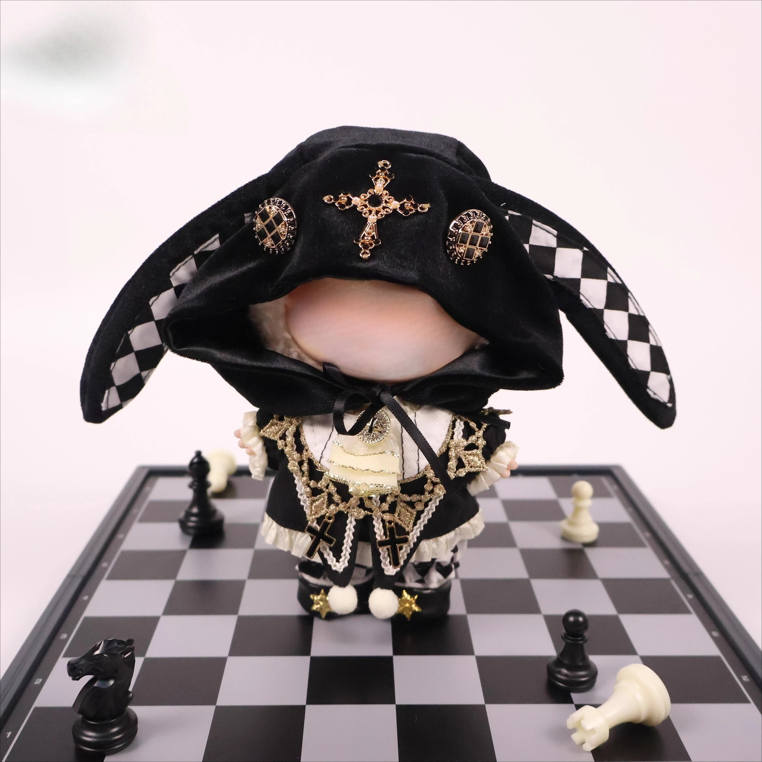 

3/4 Pcs of Lababa Clothes Sets, for 15cm/6in Clothes and Accessories for Lababa,Toys Hobbies
