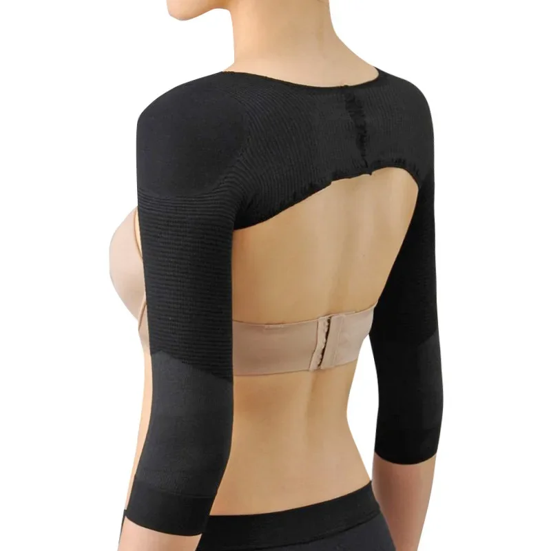 Correction Posture Prevent Hunchback Women Bodybuilding Underwear Long Sleeve Arm Cover Shaping Butterfly Sleeve Back Support