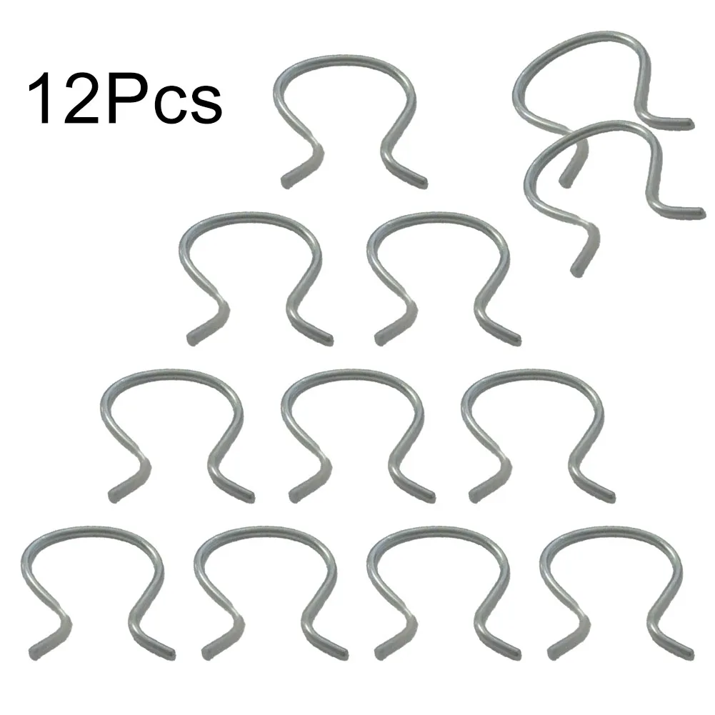 12Pcs/set Car Interior Door Window Crank Clip Metal Retainer Roll Up Retaining Winder Handle Clamp For Chevrolet For Pontiac Kit