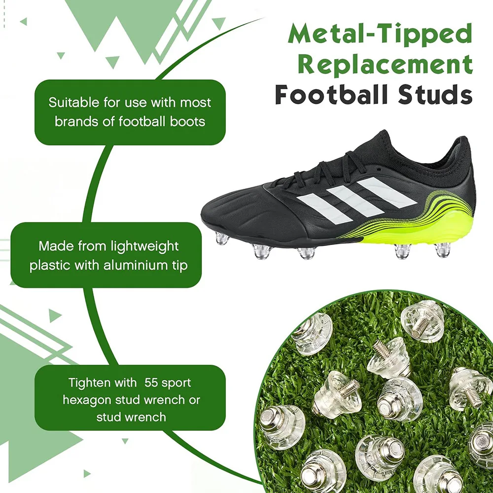 12 Stuks Antislip Draad Schroef 5Mm Dia Turf Professionele Vervanging Spikes Voor Indoor Outdoor Sport Training