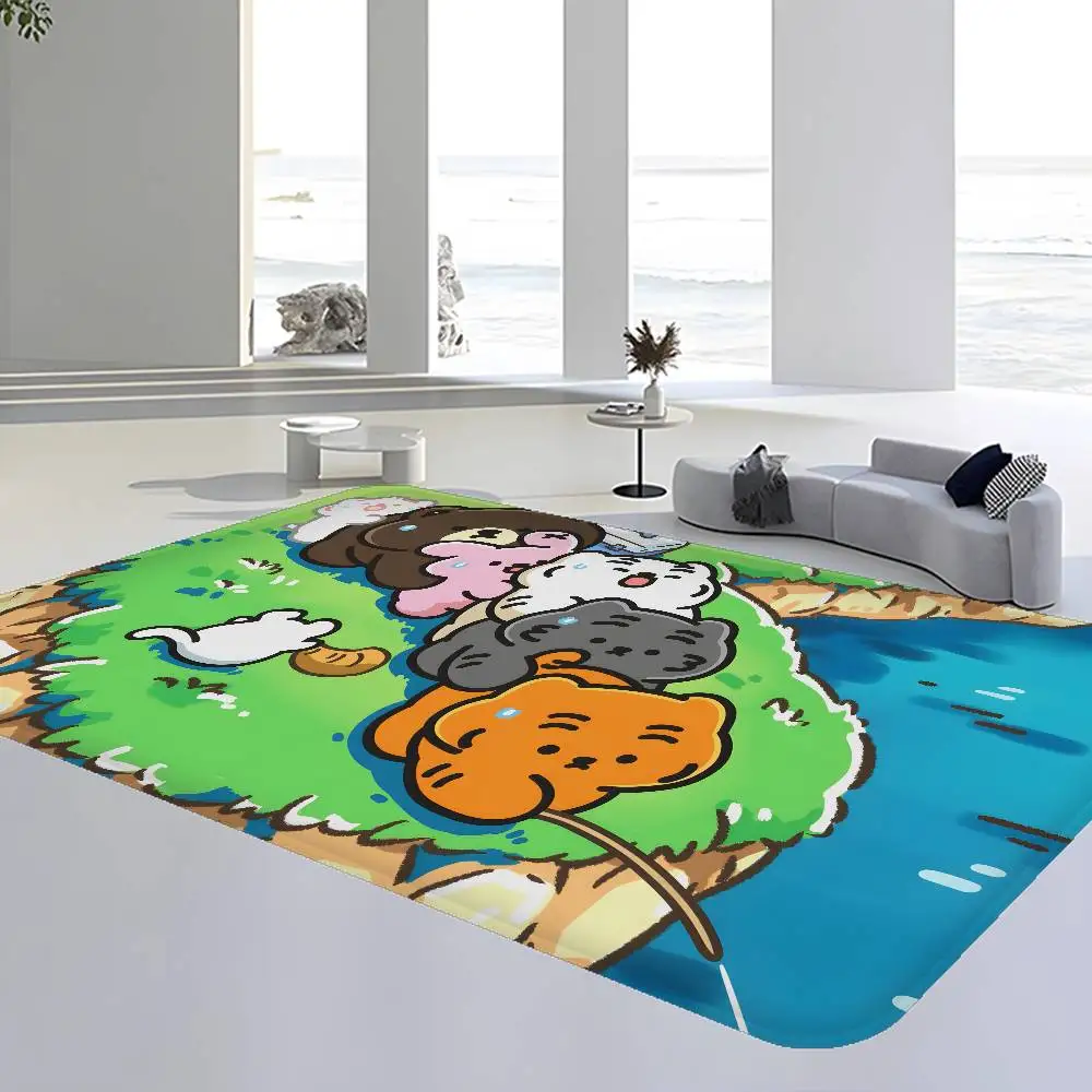 kawaii cute M-MUZIKS T-TIGER Door Mat Nordic Style Bedroom Living Room Doormat Home Balcony Anti-Slip Alfombra