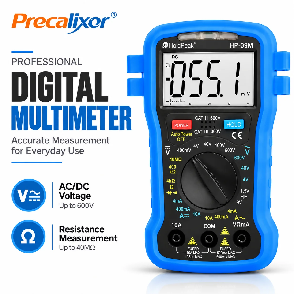 Workshop Tools Display - Multimeter Digital True RMS 4000 Counts