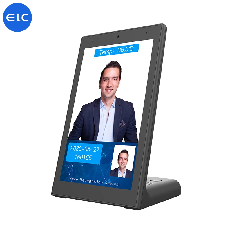 8 Inch Desktop L Shape LCD Capacitive Touch Screen Feedback Evaluator Restaurant Ordering NFC Camera Android Tablet
