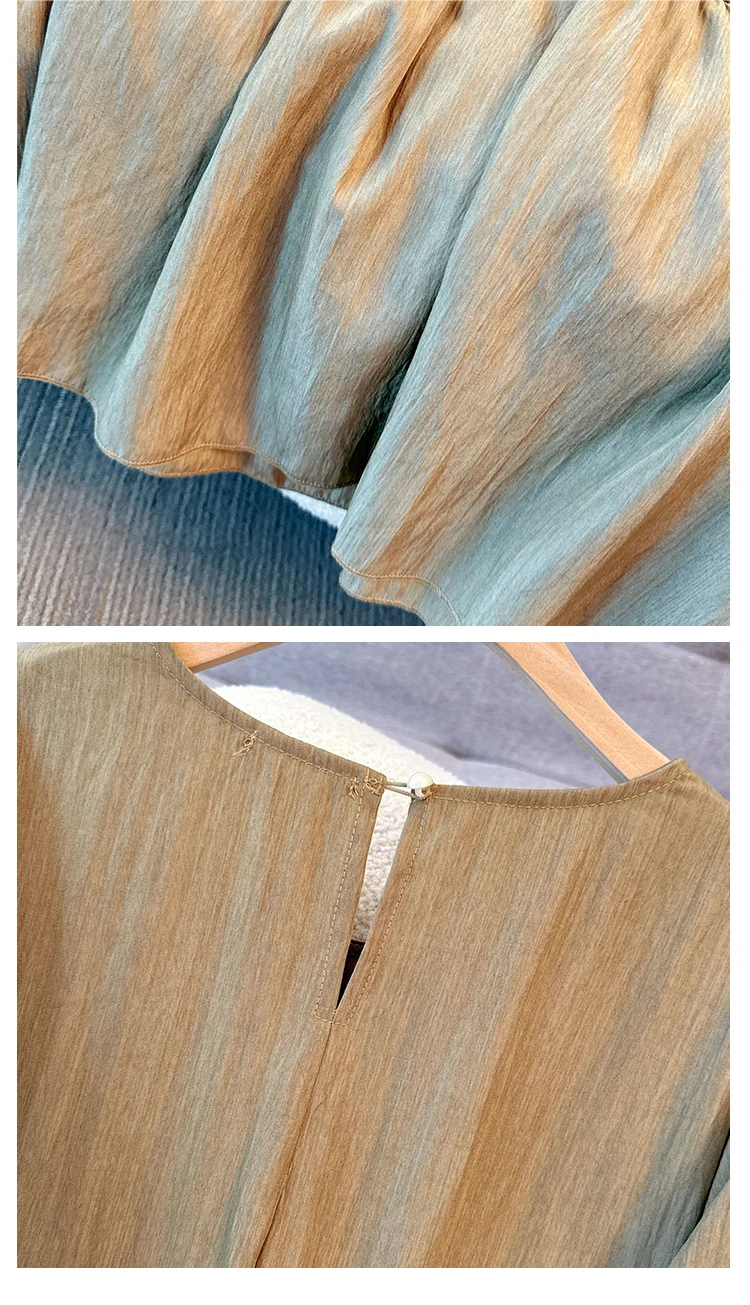 우아한 빈티지 O넥 솔리드 긴팔 페어리코어 이브닝 하이 스트리트 플러스 사이즈 여성 의류