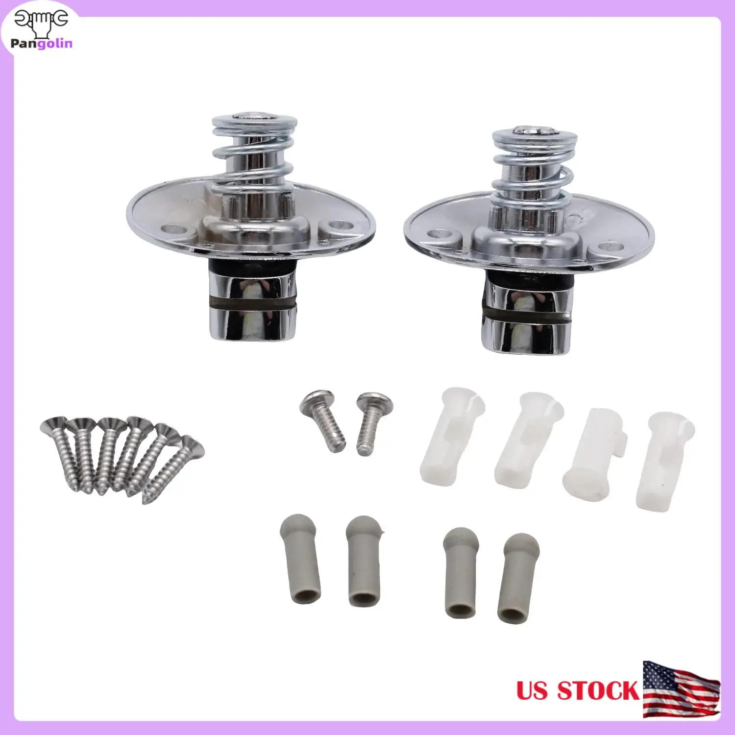 2 Stück Chrom-Sonnenblenden-Halterungen F00444-KIT für 1967-1969 Camaro & Firebird & Chevrolet Oldsmobile Pontiac & Buick Modelle