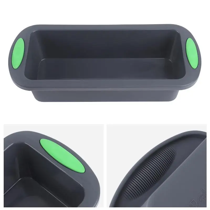 Hot Sale 1pc Silicone Rectangular Baking Tray Nonstick Flexible Pan For Bread Cakes Muffins Pies Chocolates Kitchen Essentials